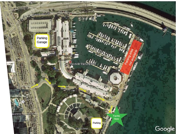 map of the island queen docking and parking available